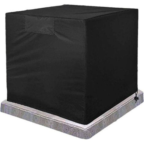 Housse Protection Climatiseur - Tissu Oxford 420D Imperméable et Antipoussière - Pour Unité Extérieure de Climatisation - 61 x 61 x 76 cm (1/4)