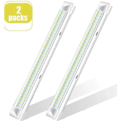 LED-Lichtleiste, universeller Lichtschrank DC 12-80V (108 LEDs, 2 Stück)