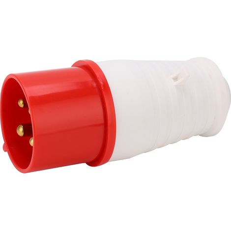 Prise d'alimentation à 4 broches, connecteur industriel triphasé, jeu de prises montées en surface 32A AC380V-415V. (1/5)