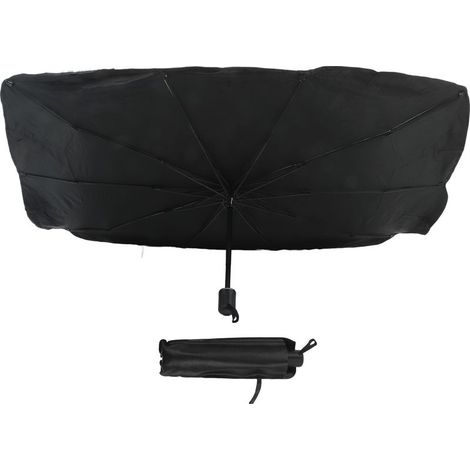 Pare-soleil de voiture pliable, isolation thermique, anti-UV, déperlant, portable, couvre-brise universel pour véhicule. (1/5)