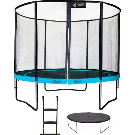 Trampoline KANGUI - PUNCHI Ø 360‑365 cm – Enfant – Rebond Sportif – Échelle & Bâche – Garantie 5 ans (1/4)