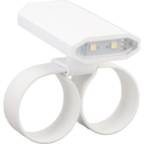 Lampe de poignet LED à 3 températures de couleur, intensité réglable en continu et angle ajustable, idéale pour le cyclisme et la course à pied de nuit. (1/5)