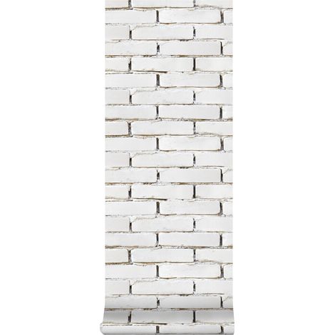 Superfresco Easy - Steine - Weiss - Vliestapete - 10m x 52cm