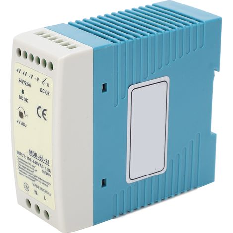 Alimentation à découpage BERM pour automate industriel PLC MDR-60-24 60W 2.5A entrée 100-240VAC
