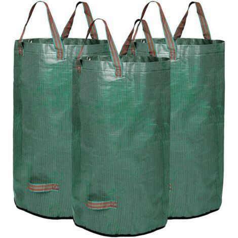 3er-Pack wiederverwendbare 32-Gallonen-Gartenabfallsäcke (45 cm x 76 cm) – Gartenabfallsäcke, wiederverwendbar und strapazierfähig (1/5)