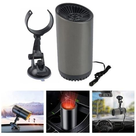 Chauffage de voiture portable dégivrage de voiture ventilateur de chauffage et de refroidissement rapide Mini ventilateur de pare-brise d'automobile 150 W 12 V pare-brise De Icers désembueur de voitur (1/5)