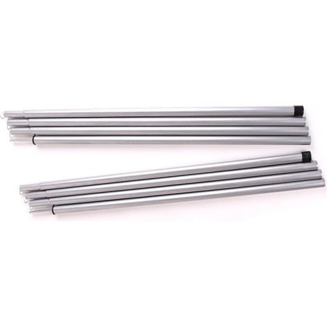 2m Tent Pole Support, Pack of 2, Iron, 4 Segments (1/5)
