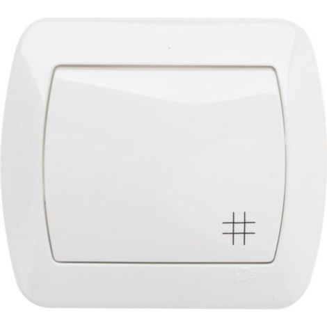 Interruttore a croce Simon Akord con illuminazione bianca AW7L/11