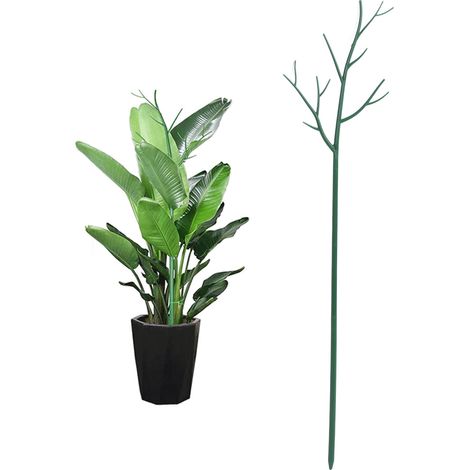 Plant Support Stake Kit  6 Sets Branchy Green Plastic Pole for Indoor Outdoor Plants 100cm  Easy Assembly Rust Proof Versatile (1/5)