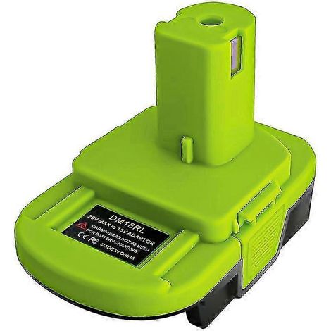 DM18RL Akku-Konverteradapter für Dewalt 20V-Akkus, Milwaukee 18V M18 Lithium-Akkus, kompatibel mit Ryobi-Elektrowerkzeugen (1/5)