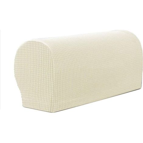 SABIR Couvertures d'Accoudoir de Canapé Souple Couvre Accoudoirs Elastique Housse de Canapé Antidérapant Housse de Bras de Fauteuil Protection (1/5)
