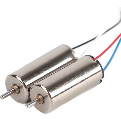 2 Moteurs 8520 Creux 8.5x20mm 35V 0.15A Sans Fil pour Quadricoptère Drone (1/5)