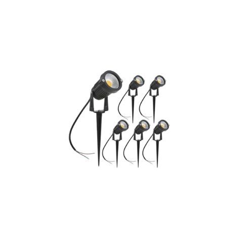 – Juego de 6 focos LED exteriores de 3W – Luz blanca cálida 3000K 1440LM – Resistencia al agua IP65 – Fácil instalación con estaca – Iluminación direccional ajustable – Crezuo