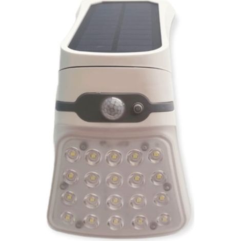 TrAdE Shop Traesio - Lampada Solare Da Parete Led 40w Impermeabile Ip65 Sensore Movimento Infrarossi Fo-ta204 - (1/2)