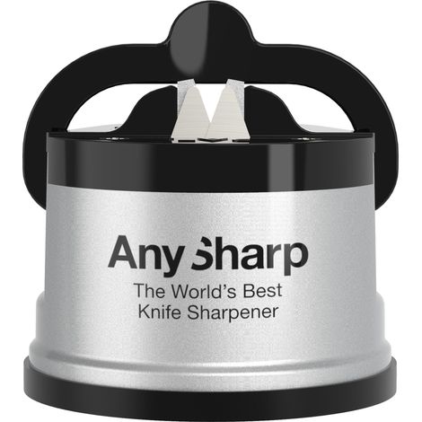 Aiguiseur de Couteaux, Sécurité Mains Libres, Ventouse PowerGrip, Aiguise en Toute Sécurité Tous les Couteaux de Cuisine, Idéal pour l'Acier Trempé (1/5)