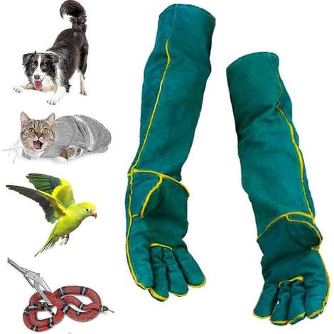 Ecleanfy - Gants résistants aux morsures de 60 cm pour la manipulation d'animaux, le jardinage et le dressage canin (1/5)