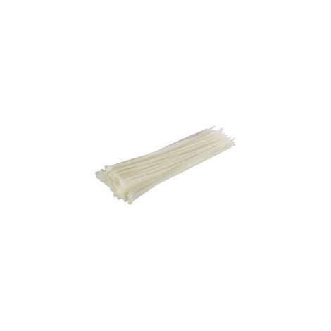 100 Stück Kabelbinder, weiß/natur, 370 mm x 4,8 mm, hochwertige Kabelbinder aus Kunststoff (1/5)