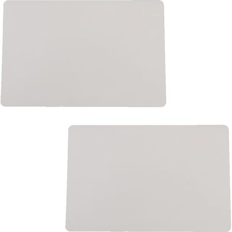 Tapis De Table En Cuir Synthétique - Résistant À La Chaleur Et Aux Taches - Pour Intérieur Et Extérieur - Lot De 4 (1/5)