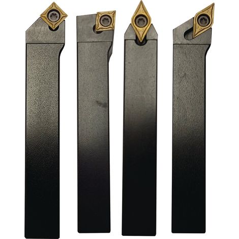 Optimum 3441215 HM 16 mm, 4-teilig Drehmeißel-Satz