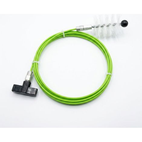 Kit Pulizia Canna Fumaria 3 Metri con Scovolo 80 mm