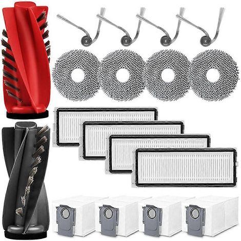 Filtre pour aspirateur brosse pour aspirateur Filtre de brosse pour aspirateur filtre de Qrevo Curv/Qrevo Edge/Qrevo Curve Robot Aspirateur Main Roller Side Brosse HEPA Filtre Sac à poussière (1/5)