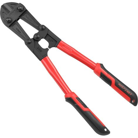 Pince coupe-boulons 350mm, capacité 5mm, poignées ergonomiques, pour travaux de maintenance (1/5)