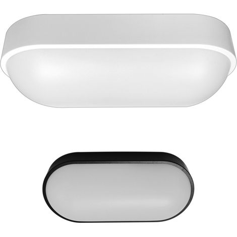 Plafonnier rond led pour mur et plafond mod. Oviedo couleur blanc ou noir