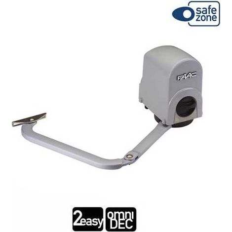 Faac – Motoréducteur 24V DC pour portail battant – Longueur de vantail max. 2,5m – Couple 250Nm – Installation simple et flexible (1/3)