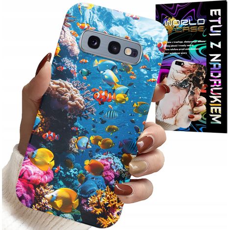 Custodia per Samsung Galaxy S10E - barriera corallina, pesci colorati, mondo sottomarino dei pesci (1/5)