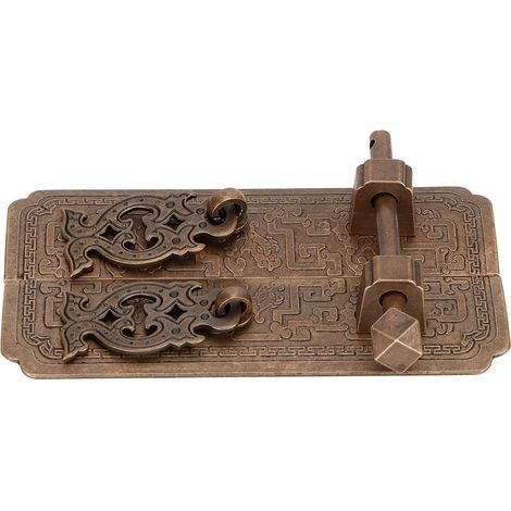 Poignée de porte Aramox, en cuivre, 13,2 x 3,6 3 cm, meuble style (1/4)