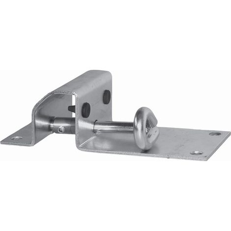 Deco Fer Forge – Sabot de portail réglable en acier galvanisé – Fixation à vis – Dimensions 50mm x 80mm – Pour tube 40x40mm – Usage professionnel (1/3)