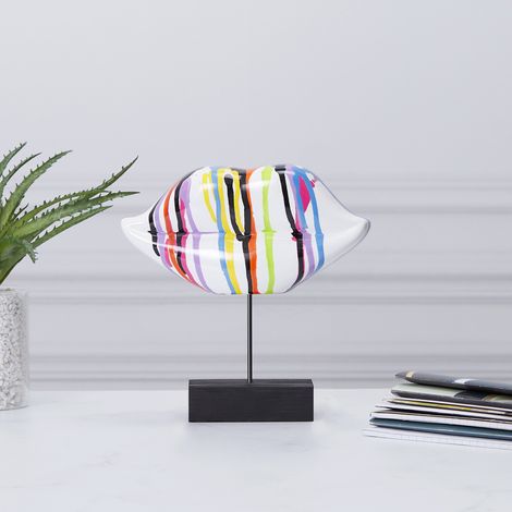 Déco à Poser - HOME DECO FACTORY - Bouche - Multicolore