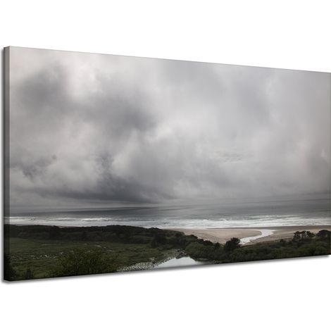 Stampa su tela Natura Bocca al Mare 120x70 cm