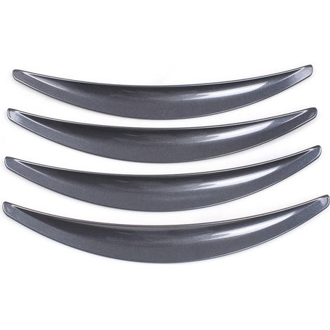 Accessoires de carrosserie compatibles avec les jantes de Tesla Model 3 : garde-boue invisibles et ailes. 4 pièces en plastique ABS, adhésif gris. (1/4)