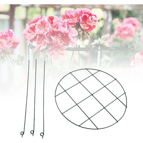 Support pour Plantes en Fer 35×45cm  Cage de Culture  Serre de Fraises (1/5)