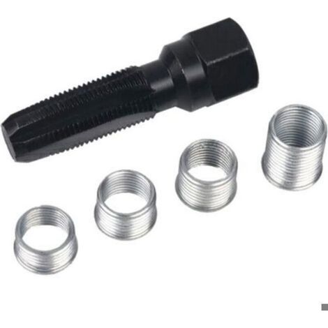 5pc M14 x 1.25 Spark Plug Thread Repair Kit, Cylinder Head Rethread Kit, Spark Plug Rethread, 14mm R Femeo (1/3)