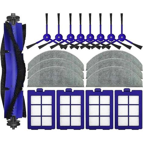 Per l'aspirapolvere ibrido Robovac X8, spazzola laterale principale, panni in tessuto, filtro HEPA, pezzo di ricambio, accessorio (1/5)