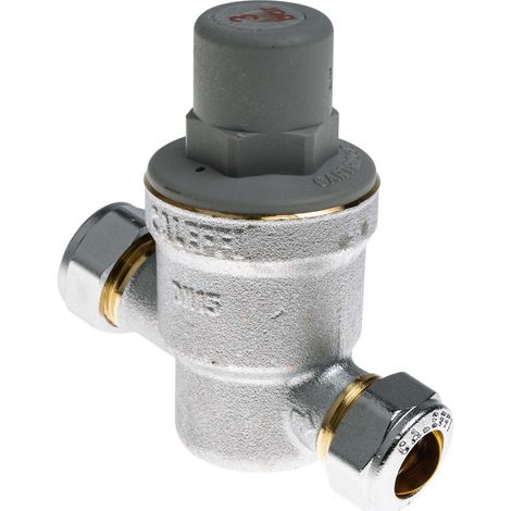 Soupape de réduction de pression RS PRO, Compression 15 mm ( Prix pour 1 ) (1/4)