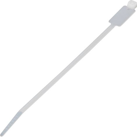 TRU COMPONENTS  1593126 TC-MCV-300203 Segnafili Superficie stampabile: 54.5 x 13 mm Naturale 100 pz. (1/2)