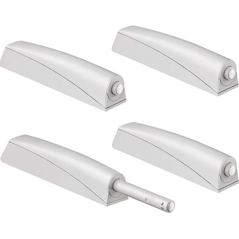 Magnetischer Schiebetürverschluss für Schränke, Jiayi 4 Stück, Magnetischer Schiebeverschluss, Magnetischer Türschließer für Schränke, Schiebetürsystem, Schubladendämpfer