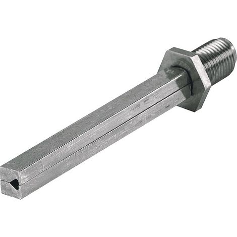 Pointe de profil VK FDW 4-KT.10x120mm en fer zingué, divisée, M12x1,25 (1/3)
