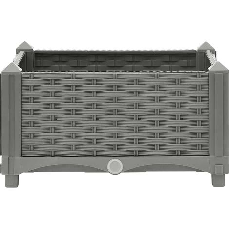 Maison Exclusive - Fioriera Rialzata 40x40x23 cm in Polipropilene (1/5)