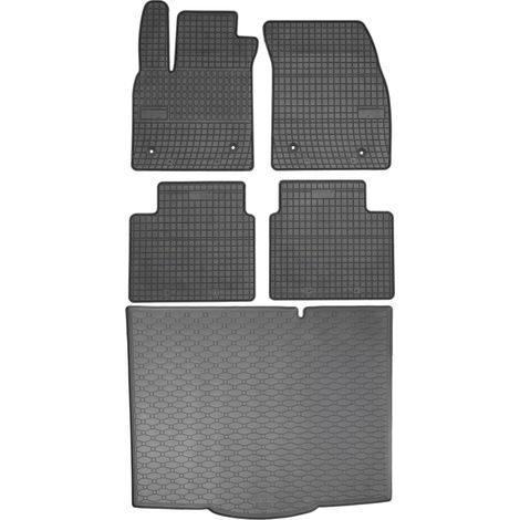 Juego de alfombrillas de goma para coche y alfombrilla para maletero para Ford Focus IV Hatchback (2018)