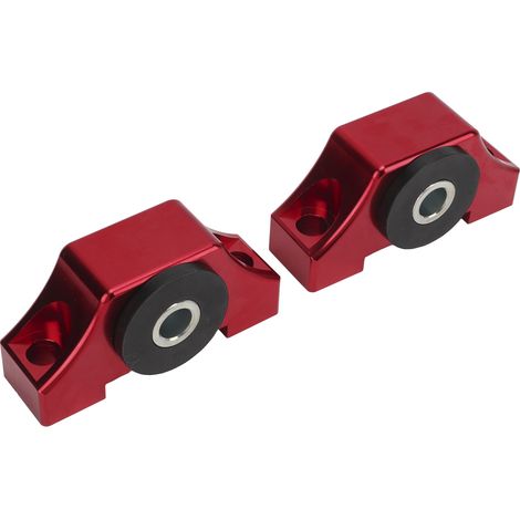 Schwenkbarer Motorhalterungssatz, Aluminium 6061-T6, kompatibel mit Honda Civic EG EK BD Serie B16 B18 B20 D16, rot (1/5)