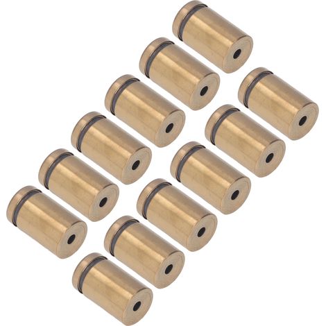 Kit de fixation murale publicitaire de 12 vis d'écartement en acier inoxydable 19 x 30 mm (1/5)