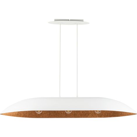 Suspension Gondola blanc cuivre triple 3xE27 Sigma (1/3)