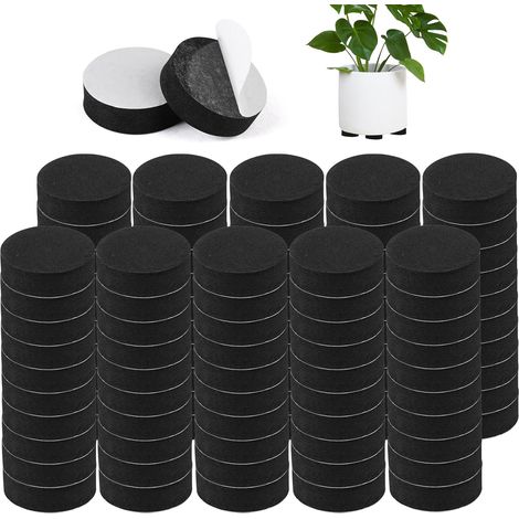 Lot de 100 Pied Pot de Fleur Invisible en Eva pour Petits et Pots Moyens (1/5)