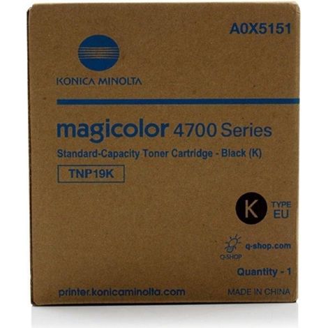 Tóner Original Konica Minolta A0X5151 Negro