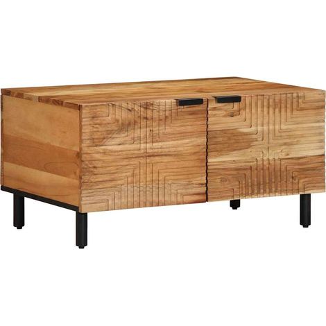 Couchtisch 80x50x40 cm Massivholz Akazie