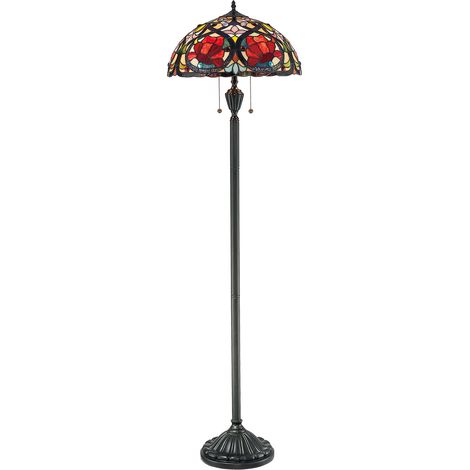 Elstead Larissa - Piantana 2 luci vintage bronzo, attacco E27 (1/3)
